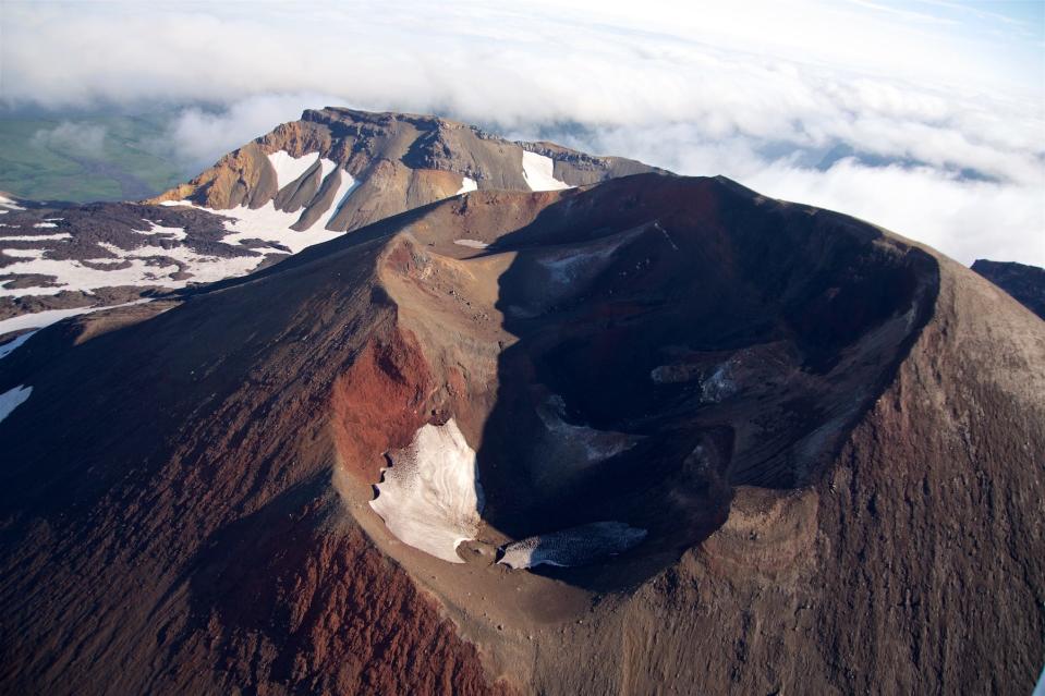Akutan Island volcano