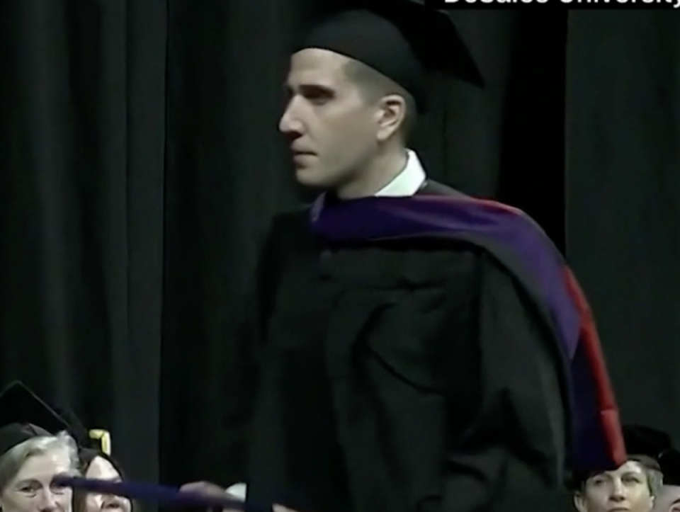 Bryan Kohberger at his graduation from DeSales University in Pennsylvania (Desales University)