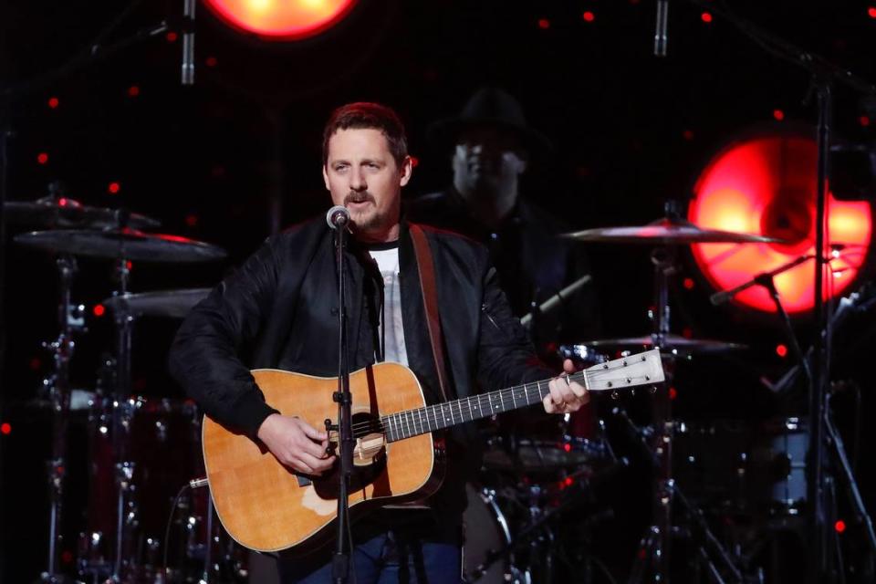 Sturgill Simpson performs at Willie: Life & Songs Of An American Outlaw at Bridgestone Arena on Saturday, January 12, 2019, in Nashville, Tenn. (Photo by Al Wagner/Invision/AP)