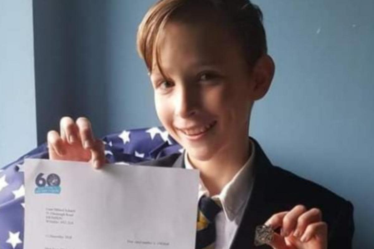 The mother of Euan Schaub (pictured with his diamond Blue Peter badge) has spoken of her loss after an inquest into his death concluded <i>(Image: Jemma Collins)</i>