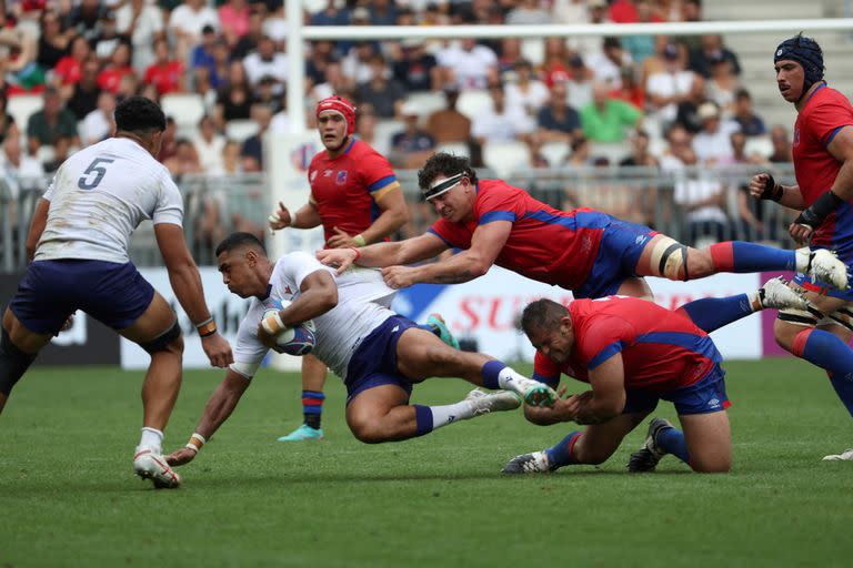 Samoa le ganó sin problemas a Chile en su debut en el Mundial 2023