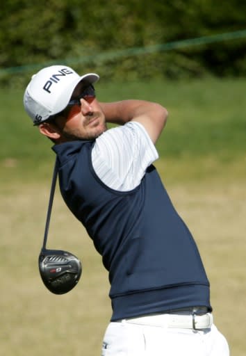 American Andrew Landry shared the lead after Saturday's third round of the US PGA American Express tournament