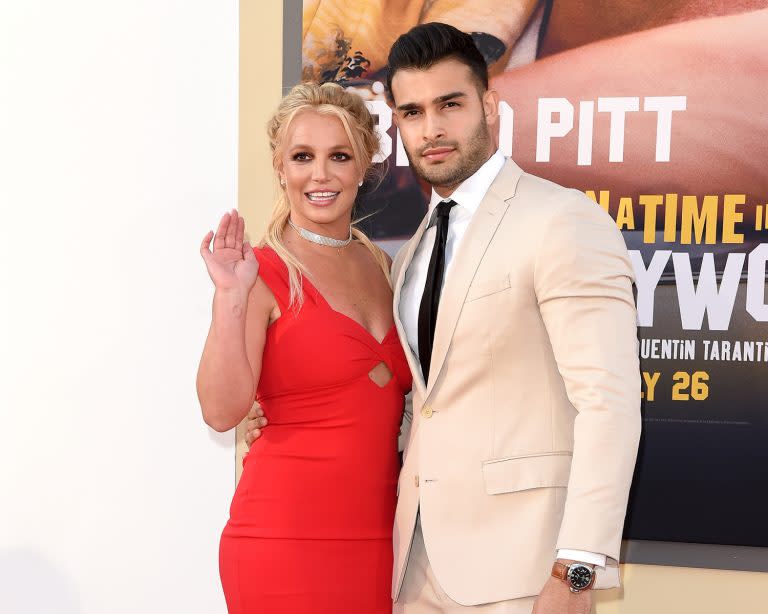 Britney Spears and Sam Asghari