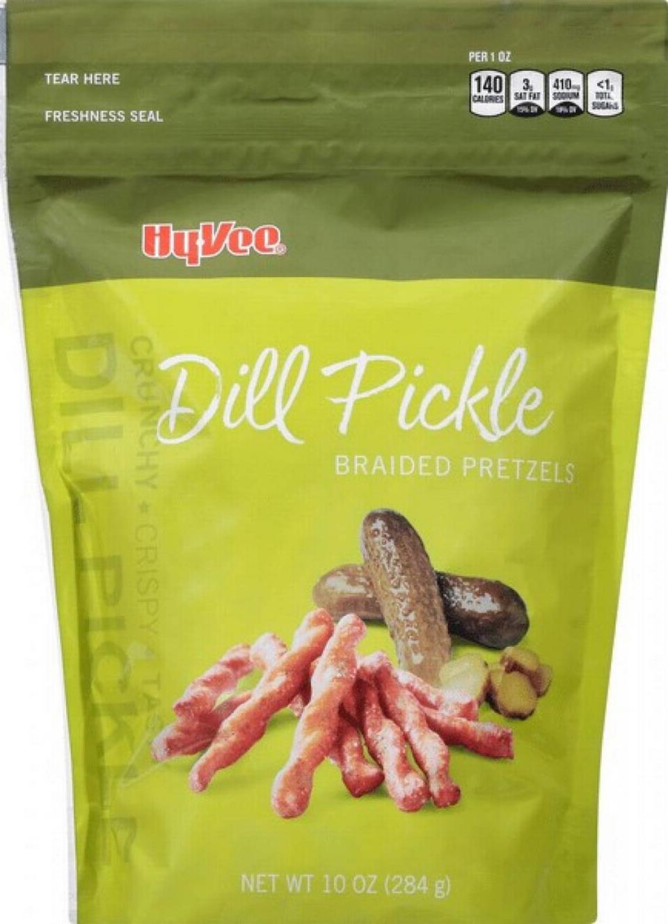 Hy-Vee Dill Pickle Braided Pretzels