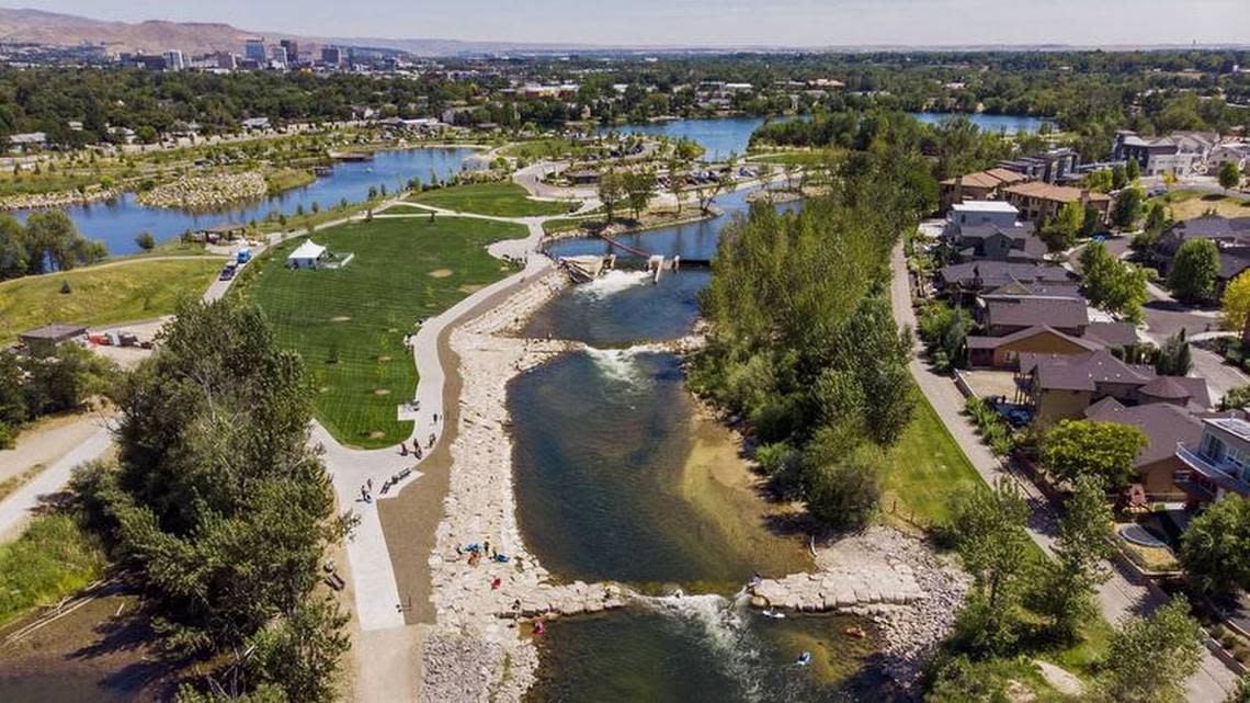 City officials opened the second phase of the Boise whitewater park in 2019, something that makes the ever-attractive Greenbelt and river even more attractive.