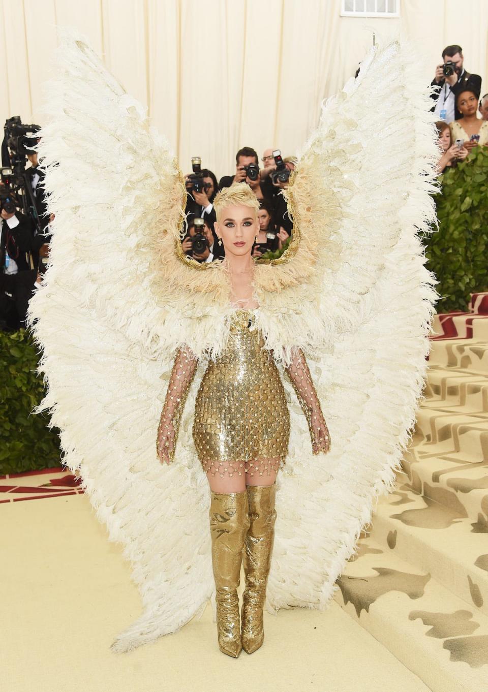 Katy Perry at the Met Gala 2018