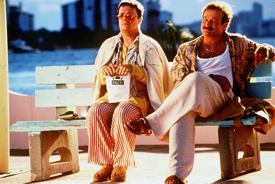 LGBT Days will feature a free screening of "The Birdcage" at the Cathedral City Amphitheater on March 8, 2024.