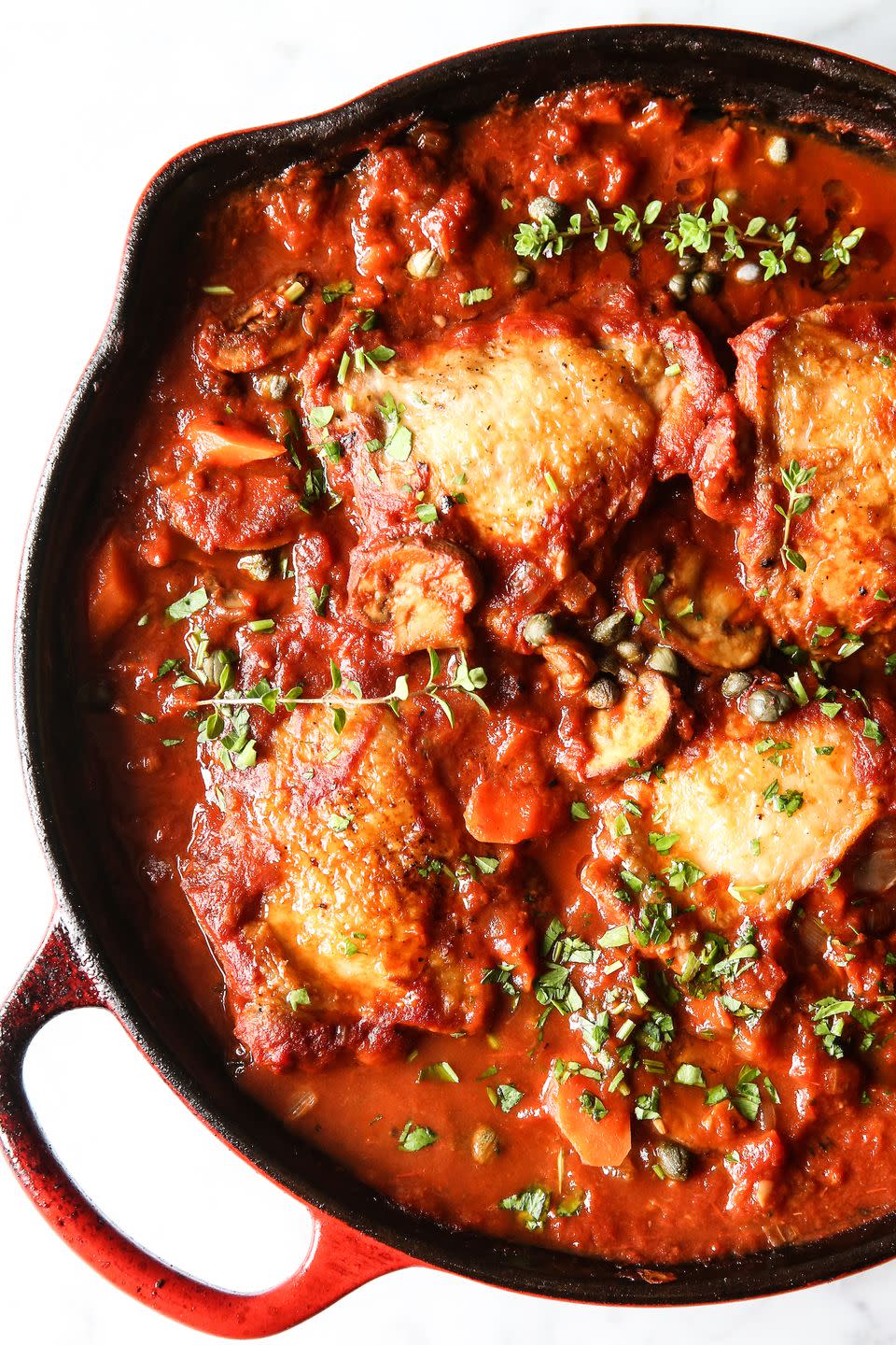 Skillet Chicken Cacciatore