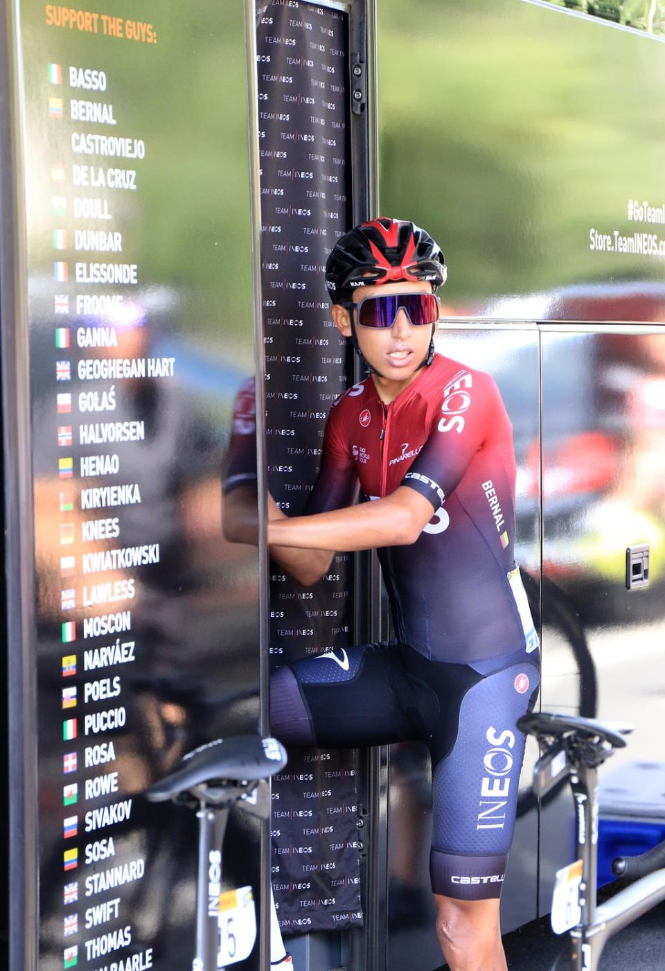 Egan Bernal remains in intensive care after two rounds of surgery following a crash in Colombia (Ian Parker/PA) (PA Archive)