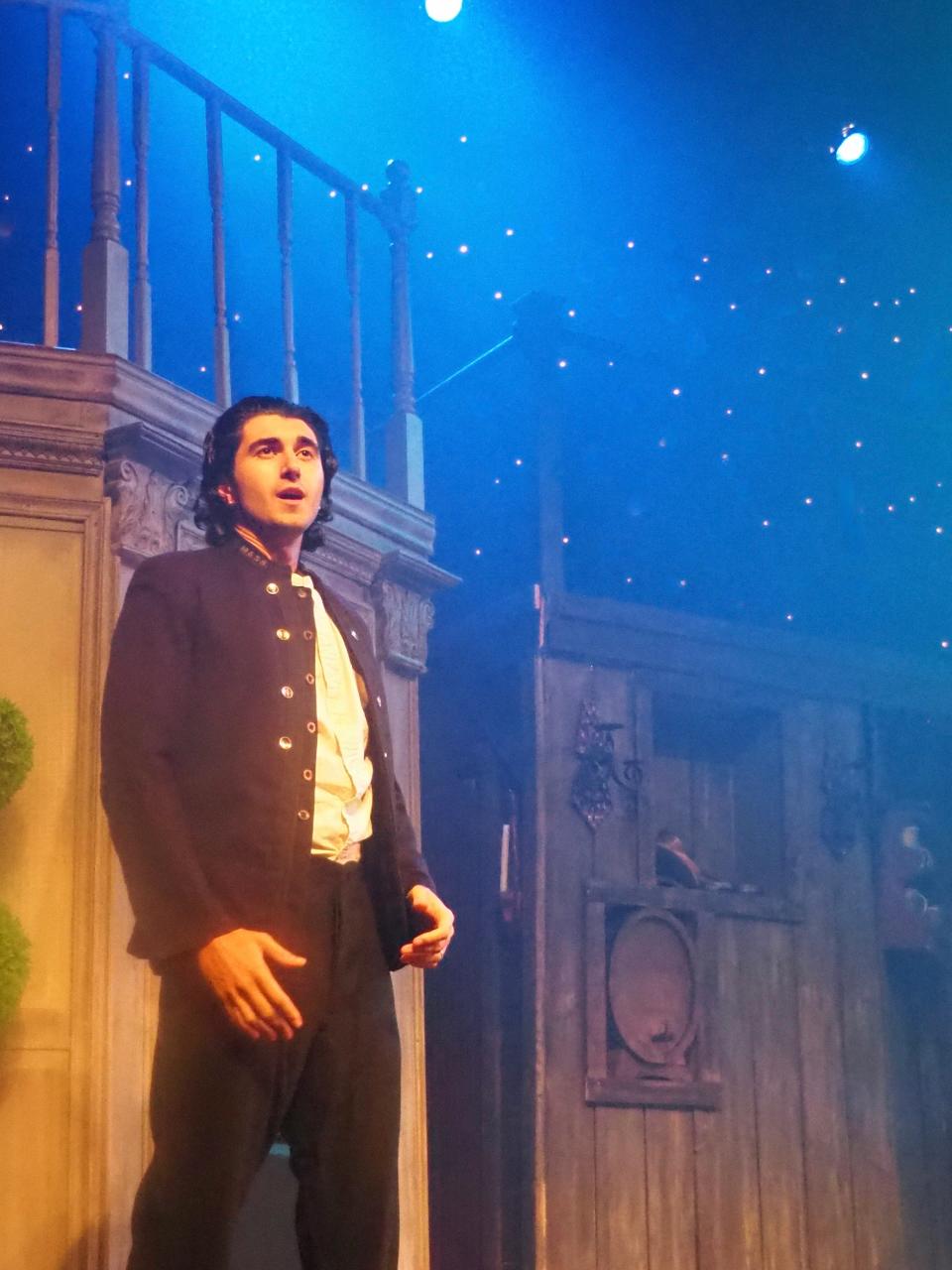 Shayan Sobhian appears in The Company Theatre's production of "Sweeney Todd: The Demon Barber of Fleet Street."