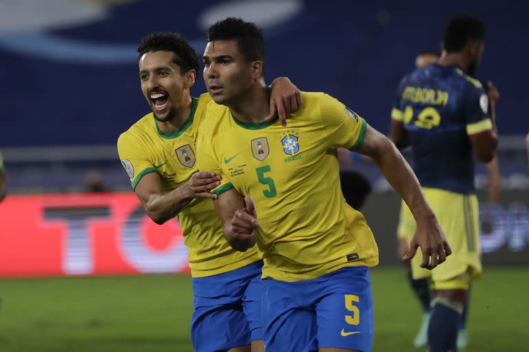 Casemiro y Marquinhos buscan liderar a Brasil desde la entrega, en su lucha por la sexta copa