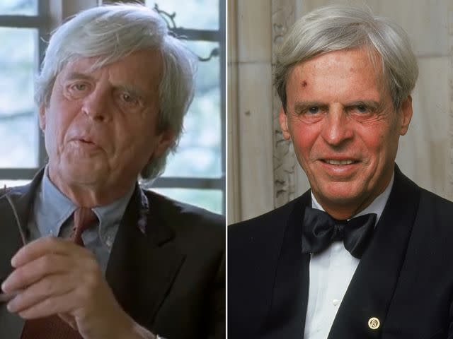 <p>Miramax ; Francesco Da Vinci/Getty</p> George Plimpton in 'Good Will Hunting'. ; George Plimpton in January 1997