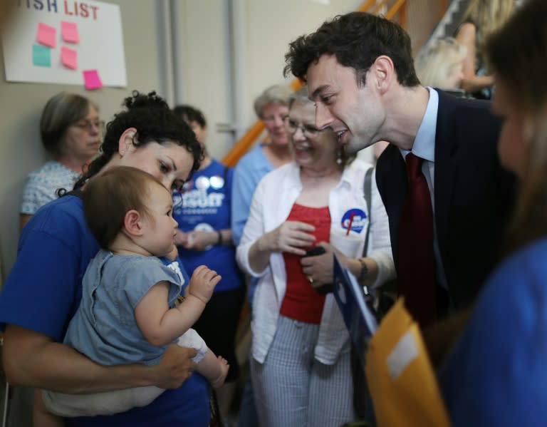 Jon Ossoff is running in a special election in the suburbs of Atlanta to replace congressman Tom Price, who was named as Trump's health secretary