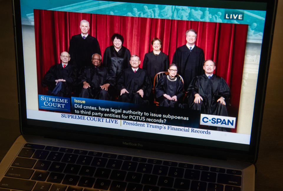 An audio feed of Supreme Court oral arguments