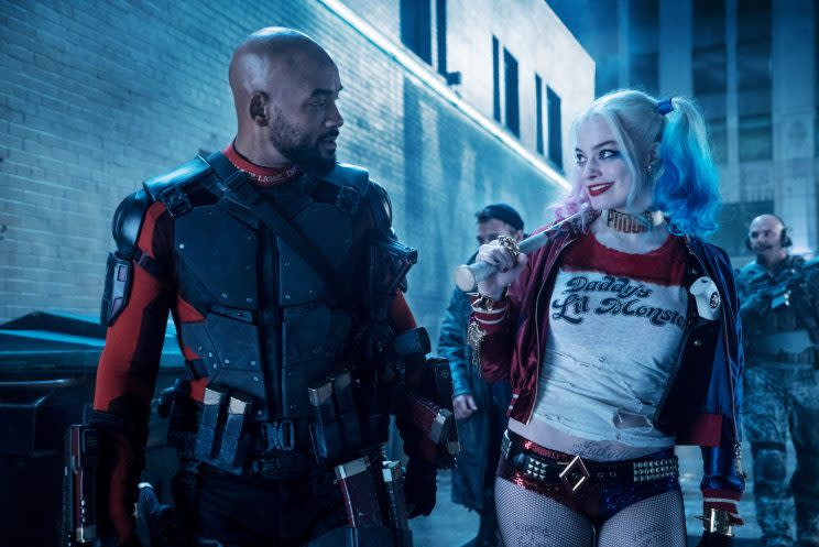Will Smith is down to play Deadshot in a Harley Quinn movie. (Photo: Warner Bros.)