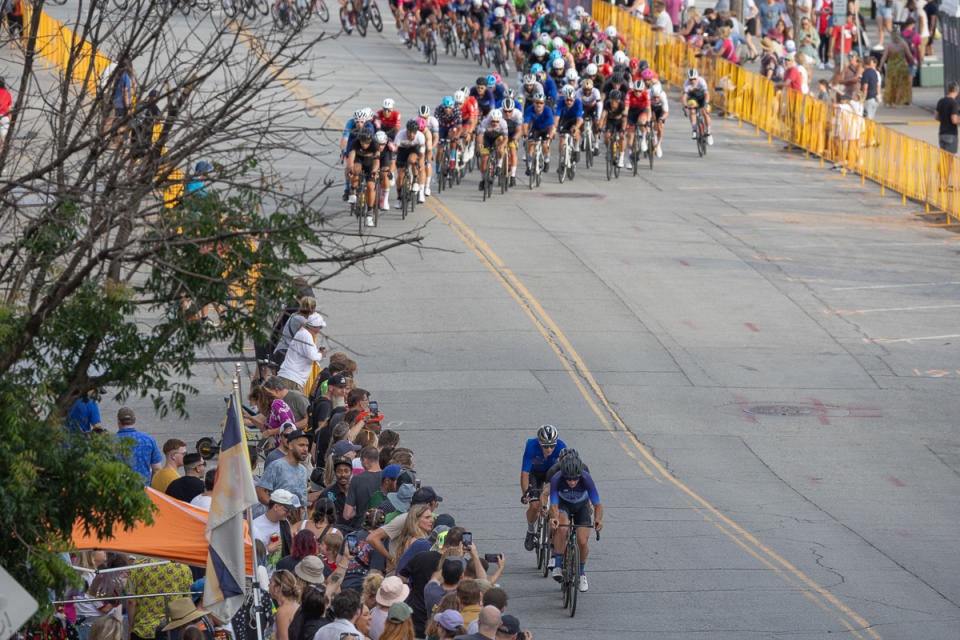 Like the women's race, the men's race featured a lot of attacks, but none that got away for long.