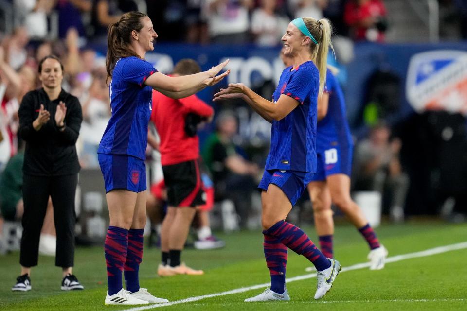 Julie Ertz, a staple in the United States Women's National Team over the past decade, subbed off for the last time 35 minutes into the United States 3-0 win over South Africa.