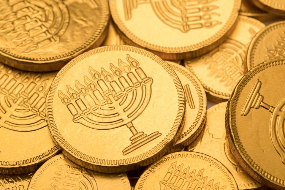 Gelt: Another term for money is “gelt,” which comes from Dutch, German and Yiddish, which calls the chocolate coins gifted to kids at Hanukkah "gelt." This term dates back to 1529.
