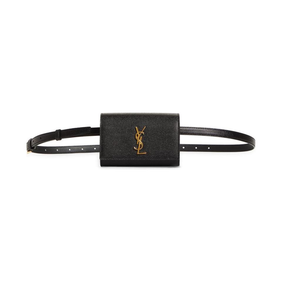 <p><a href="https://go.redirectingat.com?id=74968X1596630&url=https%3A%2F%2Fwww.nordstrom.com%2Fs%2Fsaint-laurent-leather-belt-bag%2F5895907&sref=https%3A%2F%2F" rel="nofollow noopener" target="_blank" data-ylk="slk:Shop Now;elm:context_link;itc:0;sec:content-canvas" class="link ">Shop Now</a></p><p>Saint Laurent Leather Belt Bag in Nero</p><p>nordstrom.com</p><p>$895.00</p>