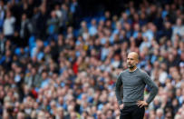 Soccer Football - Premier League - Manchester City v Burnley - Etihad Stadium, Manchester, Britain - October 20, 2018 Manchester City manager Pep Guardiola Action Images via Reuters/Jason Cairnduff