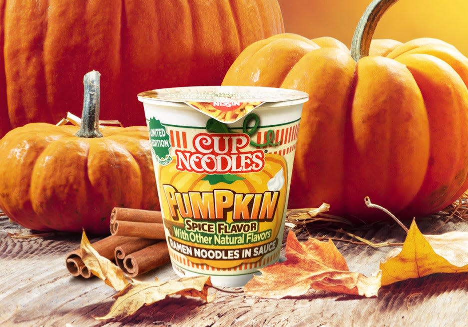 New, limited-edition Cup Noodles Pumpkin Spice flavor will arrive in Walmart stores nationwide in late October.