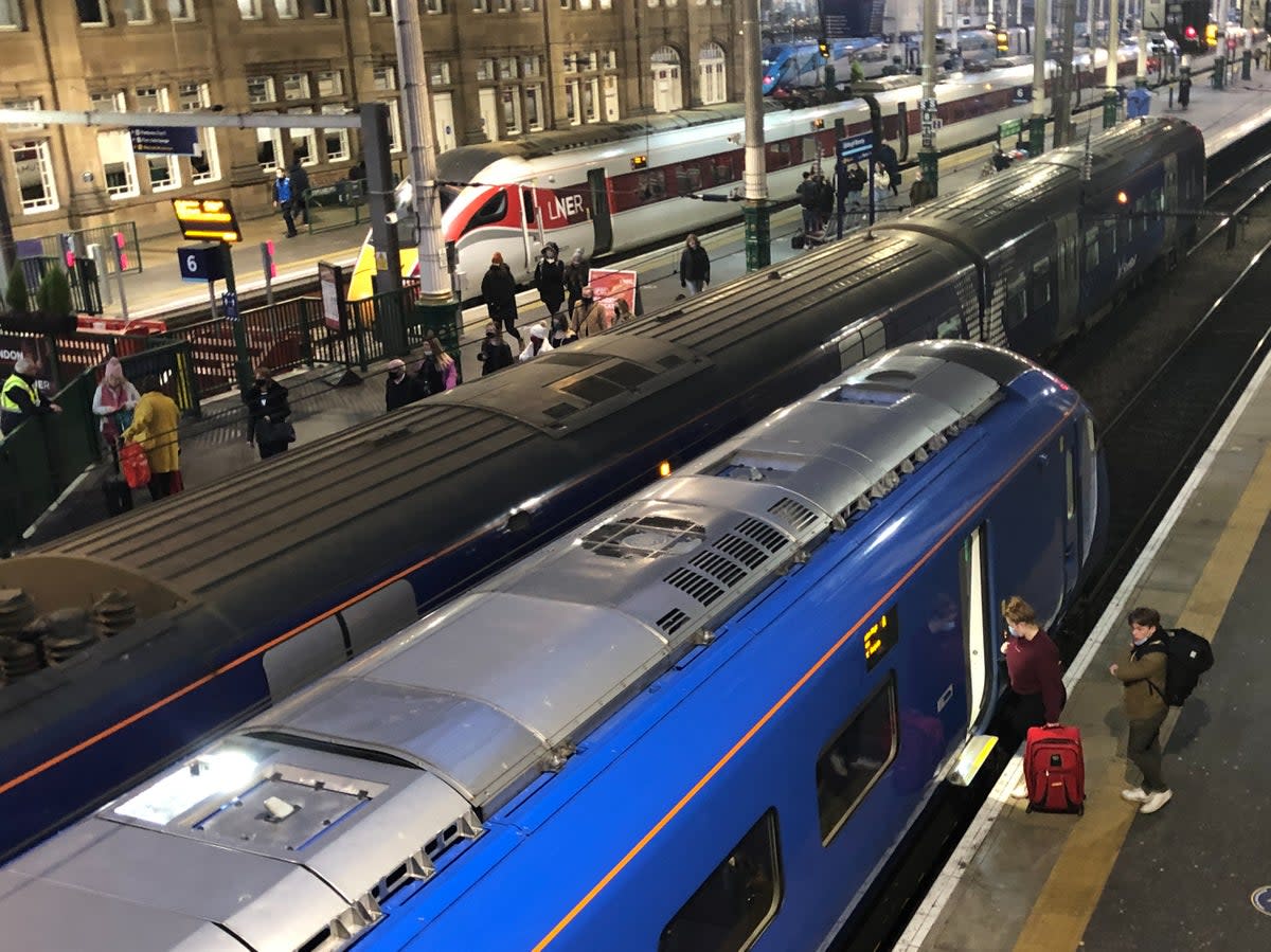 Departing soon: LNER and Lumo compete with each other and Avanti West Coast from Edinburgh Waverley station to London  (Simon Calder)