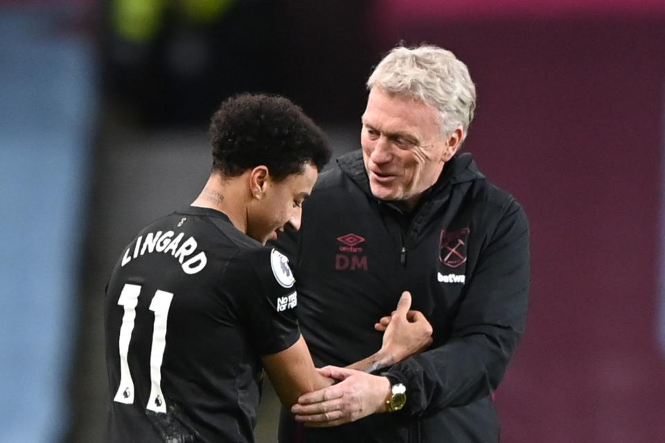 David Moyes has helped Lingard shine in east LondonGetty Images