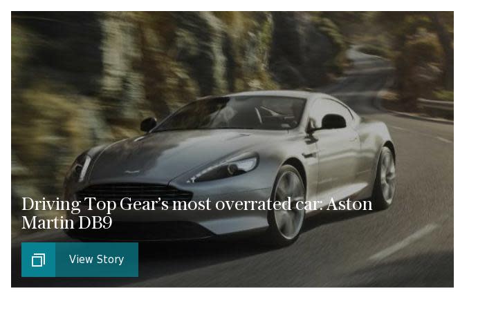 Driving Top Gear’s most overrated car: Aston Martin DB9