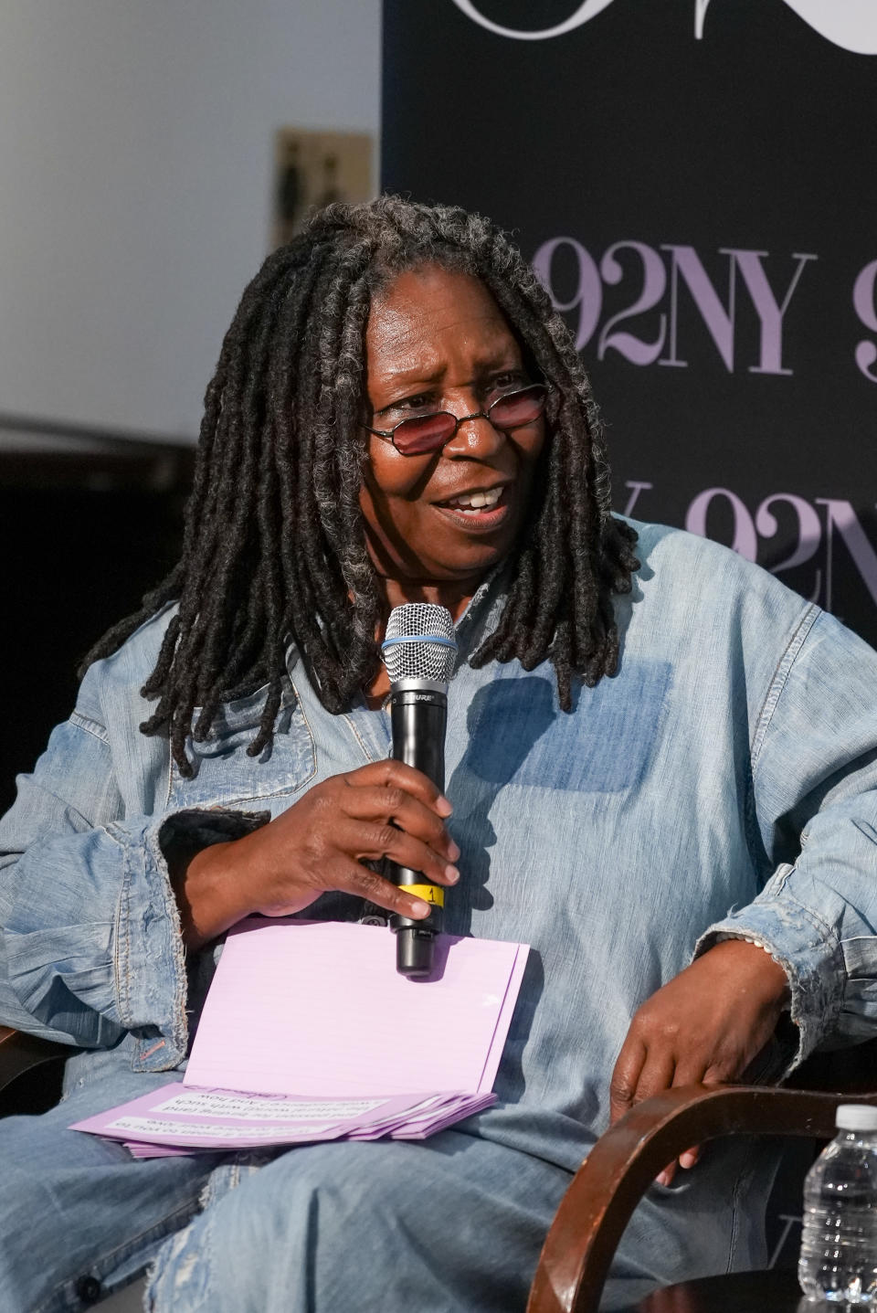 Closeup of Whoopi Goldberg