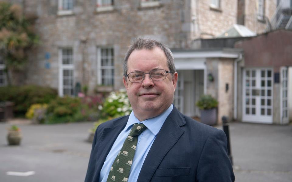 Geoff Paris of the Berry Head Hotel urges visitors to continue to support the town
