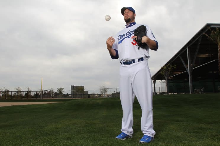 Eric Gagne hasn’t pitched in the majors the past eight seasons. (Getty Images/Jed Jacobsohn)