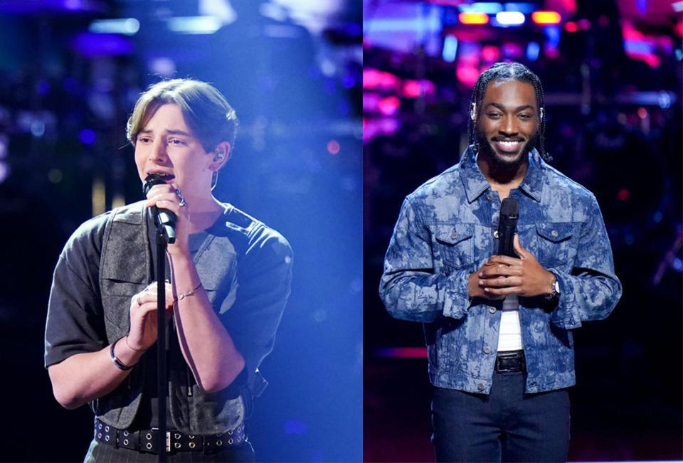 Montgomery residents Ryley Tate Wilson, left, and D.Smooth have advanced to the top 8 and will be in the live semi-finals on NBC's "The Voice."
