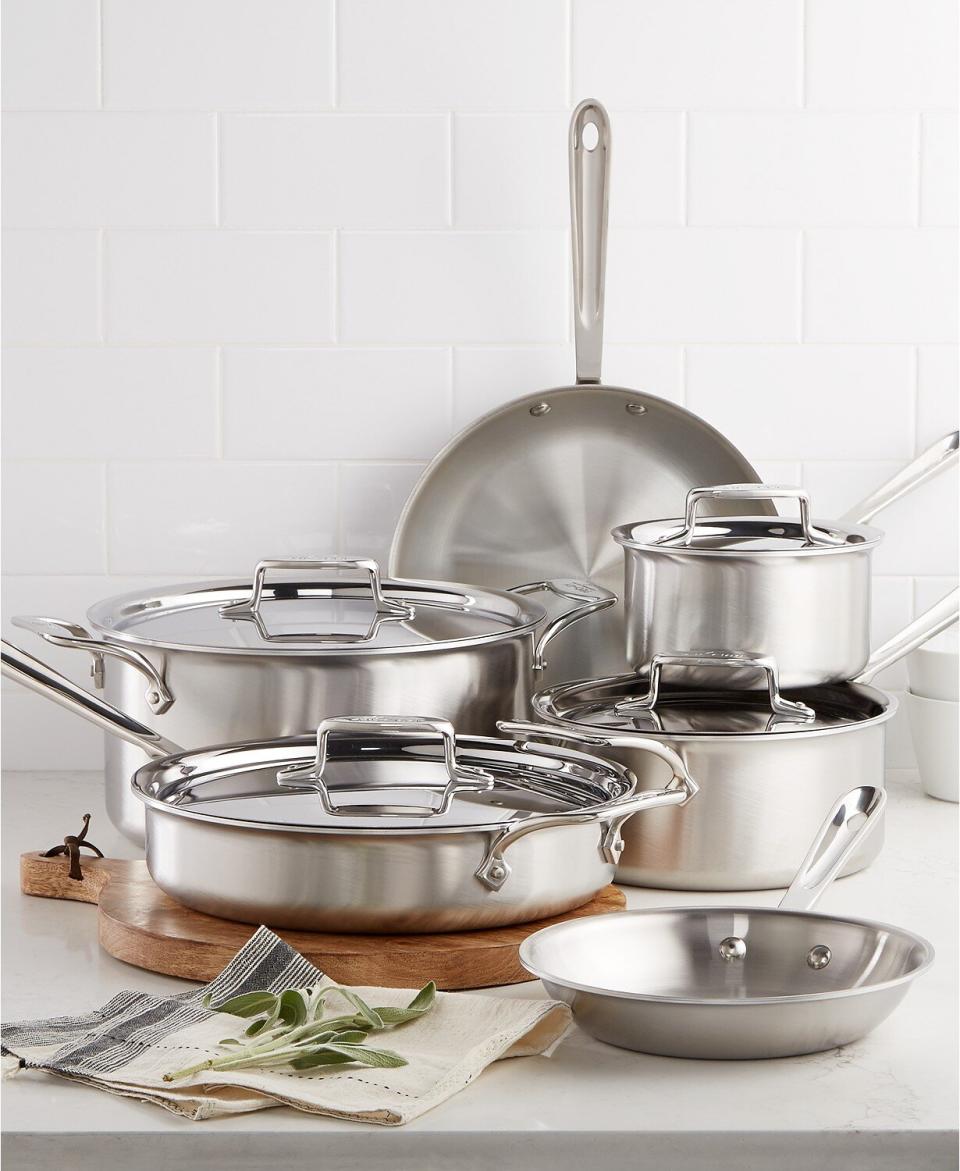 all-clad 10pc cook set sale