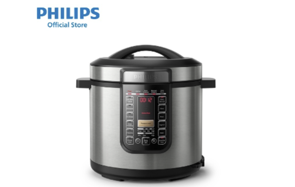 Philips Viva Collection Computerized 8L Electric Pressure Cooker. PHOTO: Shopee