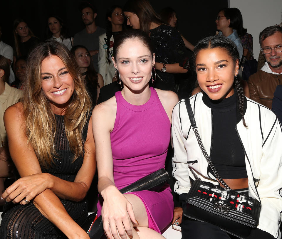 Kelly Bensimon, Coco Rocha, and Hannah Bronfman