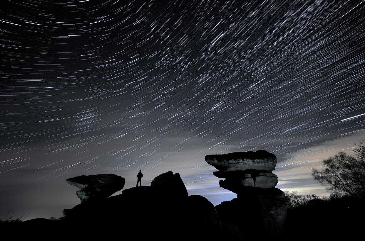 The Eta Aquariid meteor shower is expected to peak in the early hours of Monday. (PA)