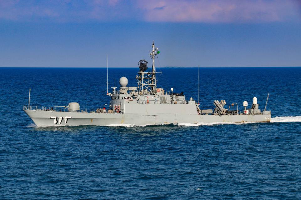 Saudi navy corvette Arabia Badr