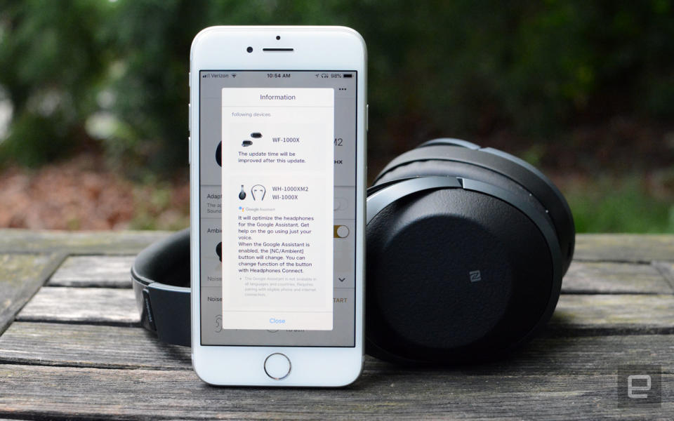 Today, the Sony WH-1000XM2 and WI-1000X headphones received software update