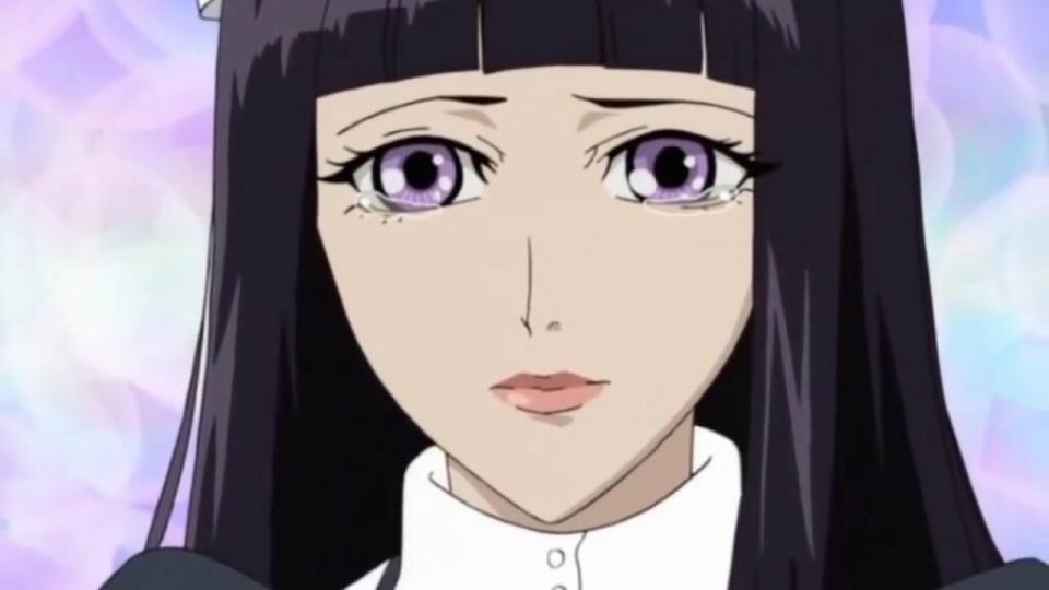 up close image of Sunako Nakahara from The Wallflower reverse harem anime