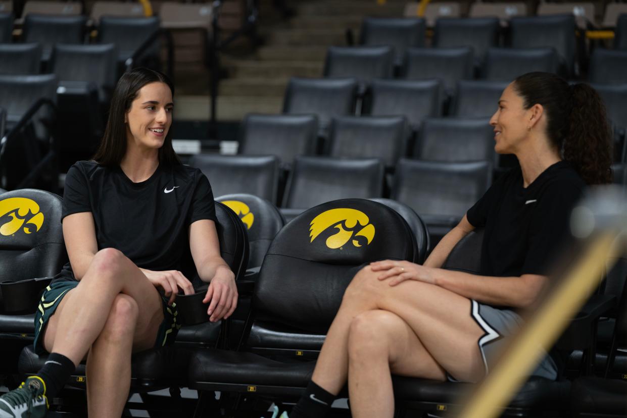 Caitlin Clark joined Sue Bird in the third episode of "Sue's Places," chronicling the history of the game through past and present legends. "Sue's Places" streams on ESPN+.