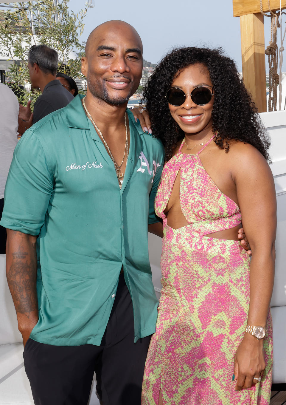 Charlamagne tha God and wife Jessica Gadsden 