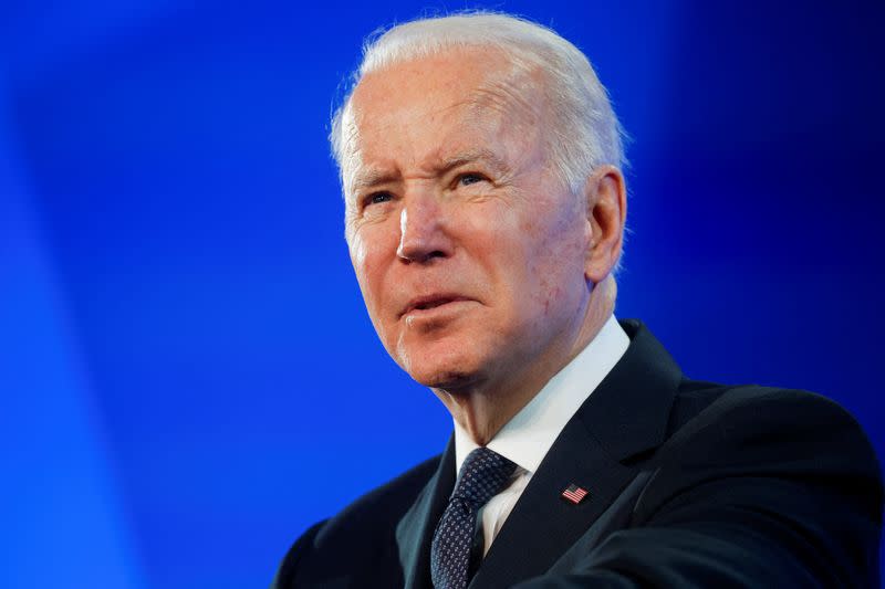 U.S. President Biden makes remarks at the U.S. Conference of Mayors 90th Winter Meeting in Washington