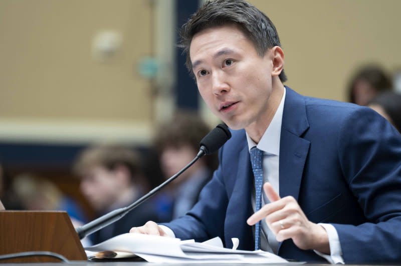 TikTok has faced widespread scrutiny over its data with CEO Shou Zi Chew testifying before Congress on the issue in March. File Photo by Bonnie Cash/UPI