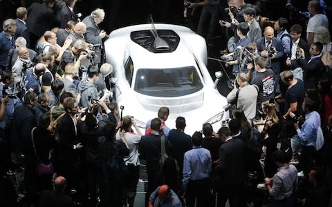 Frankfurt AMG Project One - Credit: DANIEL ROLAND /AFP