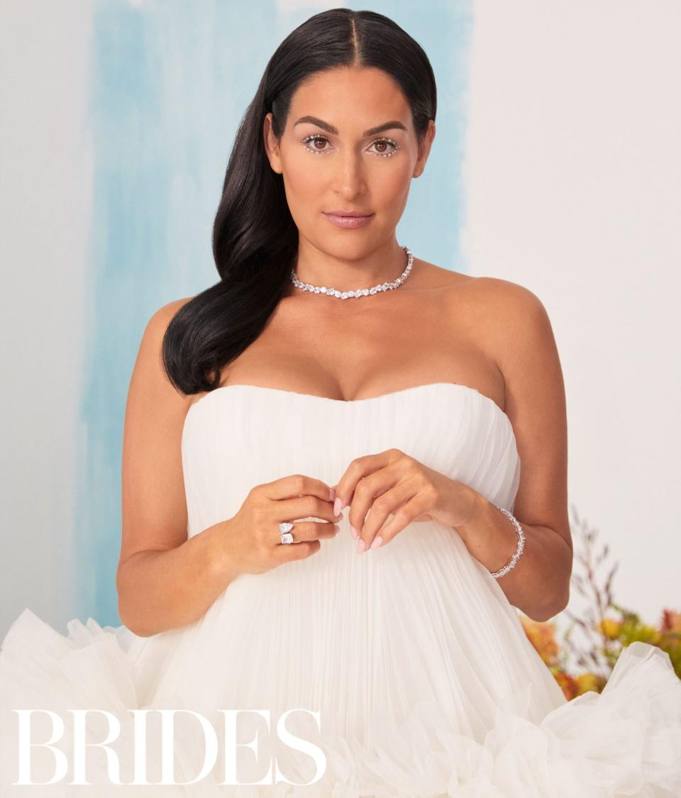 Nikki Bella Explains Why She Chose to Walk Herself Down the Aisle at Wedding to Artem: 'I Don't Need to Be Given Away. Credit: Tawni Bannister for Brides