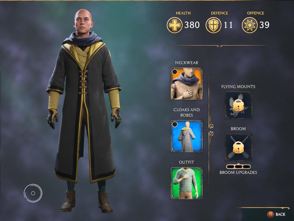 "Hogwarts Legacy" screenshot.