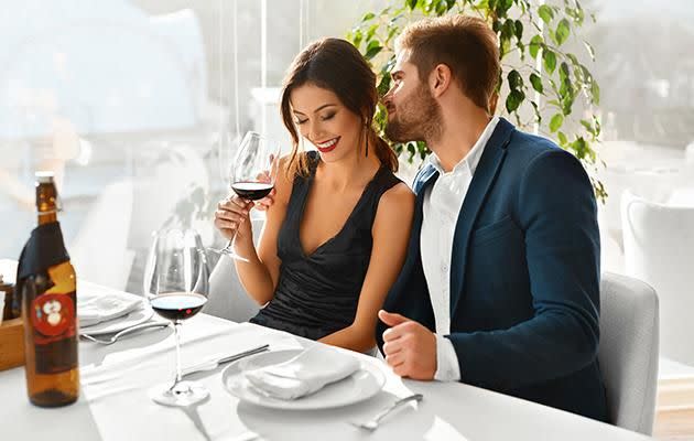 Men and women would prefer to meet at a restaurant on a first date. Source: Getty