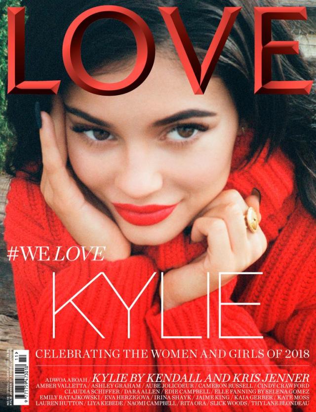 Pregnant Kylie Jenner's Red Turtleneck Sweater from Her Love Magazine Cover  Is on Sale Now