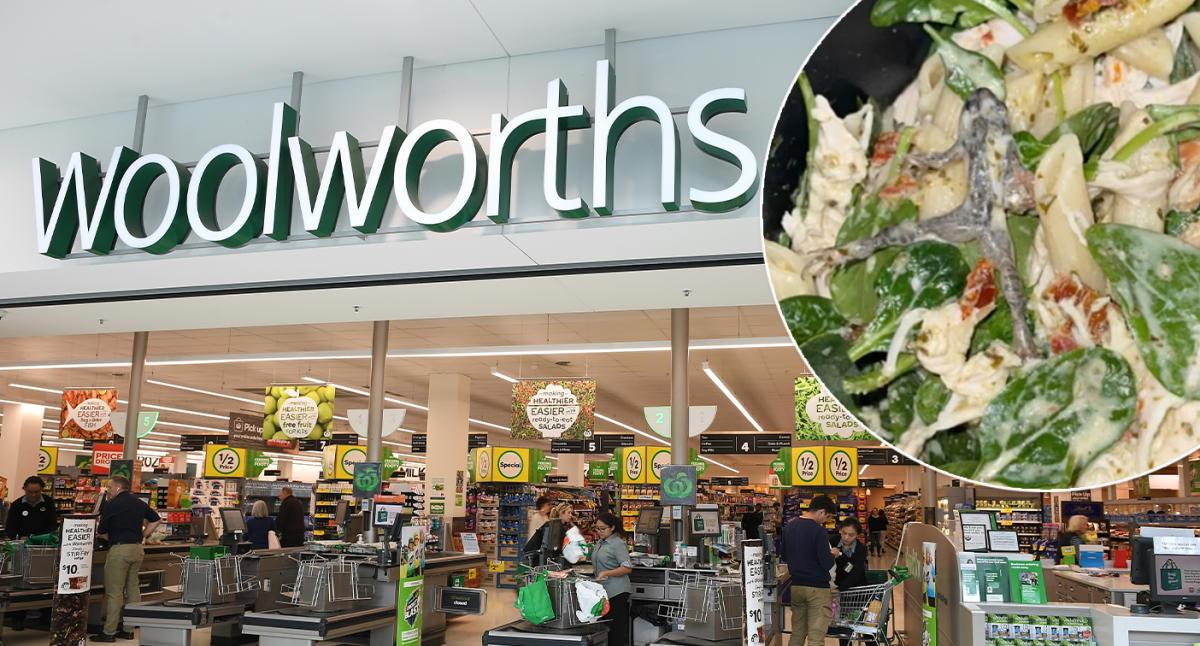 Firma Woolworths odpowiedziała na twierdzenia, że ​​kobieta gotowała żabę z torebki sałatki