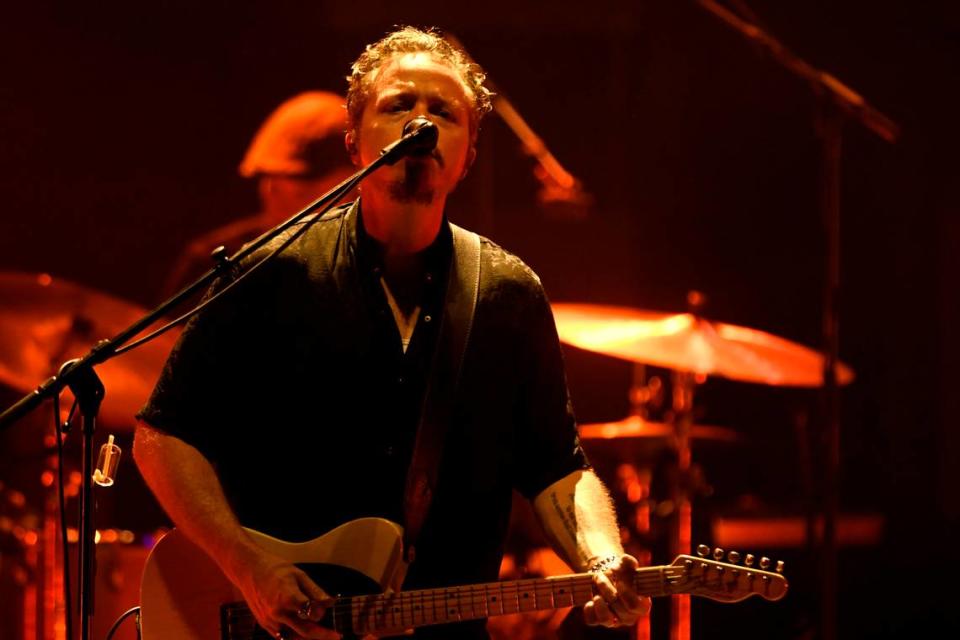 Jason Isbell and the 400 Unit, seen here performing on June 13 at Cary, N.C.’s Koka Booth Amphitheatre.